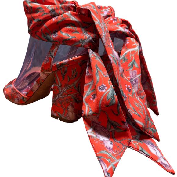 TABITHA SIMMONS X Johanna Ortiz Women's 37.5/US 7 Wrap Tie Heel Sandals Italy - Picture 5 of 16